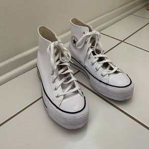 Platform Leather Converse